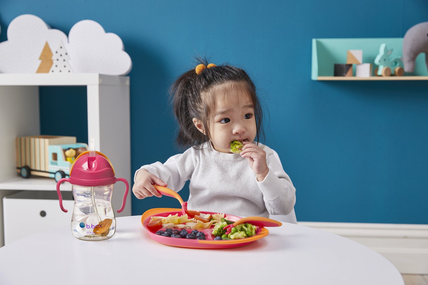 b.box NEW Sippy Cup - Deluxe Edition - PPSU - Blue Green