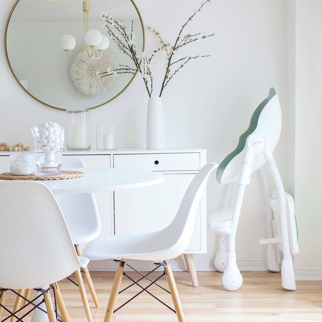 Oribel Cocoon - 3-Stage Highchair - Pistachio Macaron