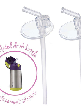 b.box Insulated Drink Bottle - Replacement Straw Pack