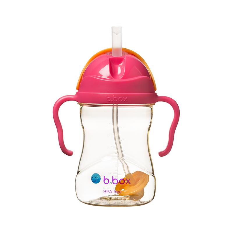 b.box NEW Sippy Cup - Deluxe Edition - PPSU - Pink Orange