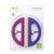Tegu Swivel Bugs Pink & Purple Magnetic Wooden Blocks
