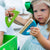 Tegu Swivel Bugs Green & Teal Magnetic Wooden Blocks