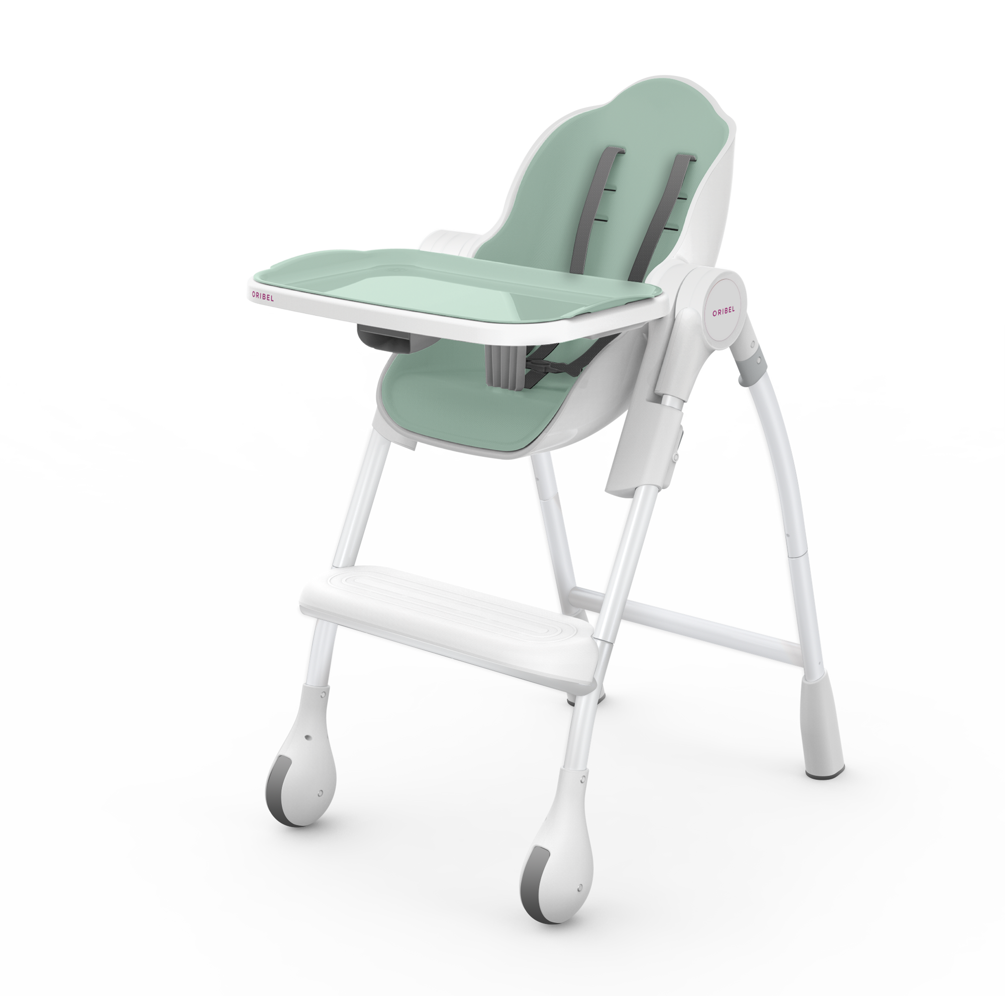 Oribel Cocoon - 3-Stage Highchair - Pistachio Macaron