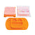 EasyTots EasyMat Mini 可摺疊防滑矽膠餐盤套裝 - Orange