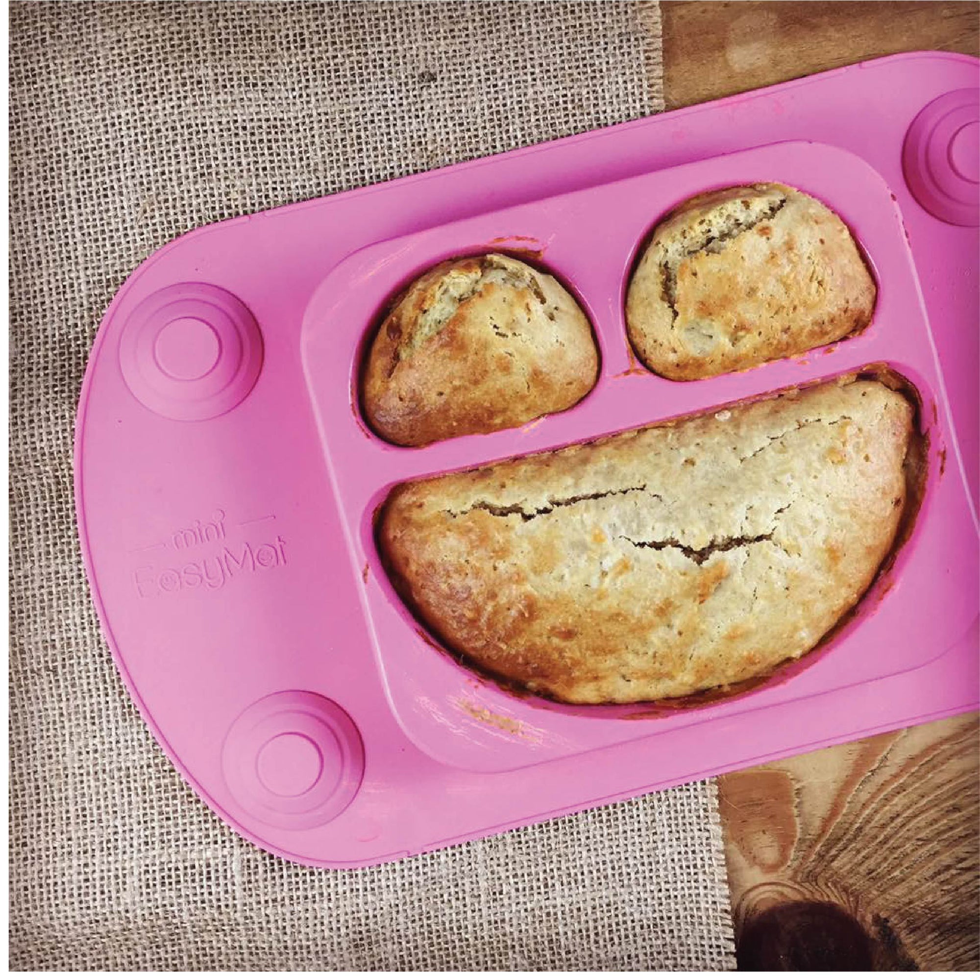 EasyTots EasyMat Mini Portable Suction Plate - Pink