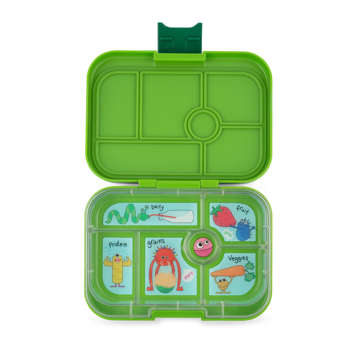 Yumbox Original Go Green 6 Compartment Lunch Box