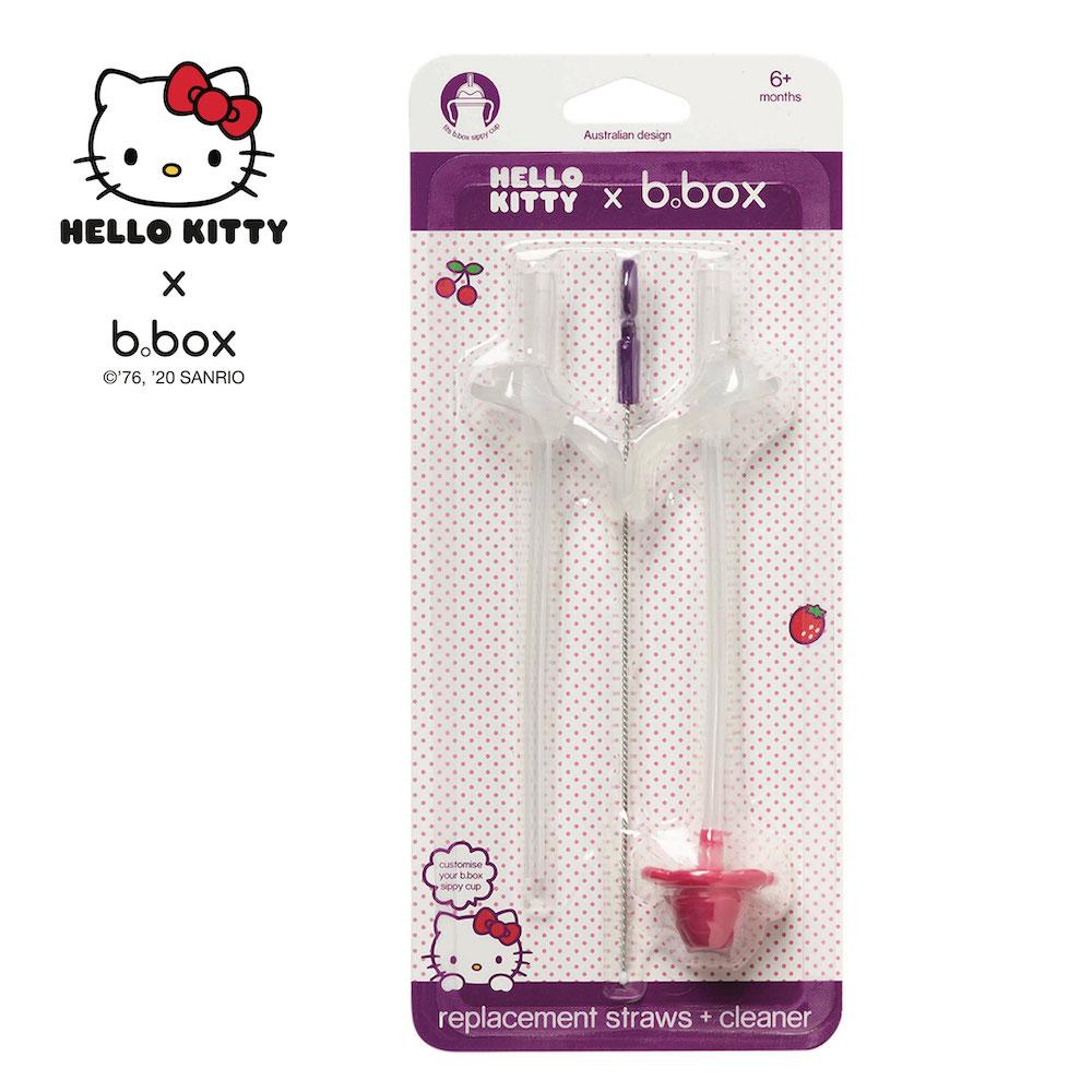 b.box x Hello Kitty Sippy Cup Replacement Straw and Cleaning Kit