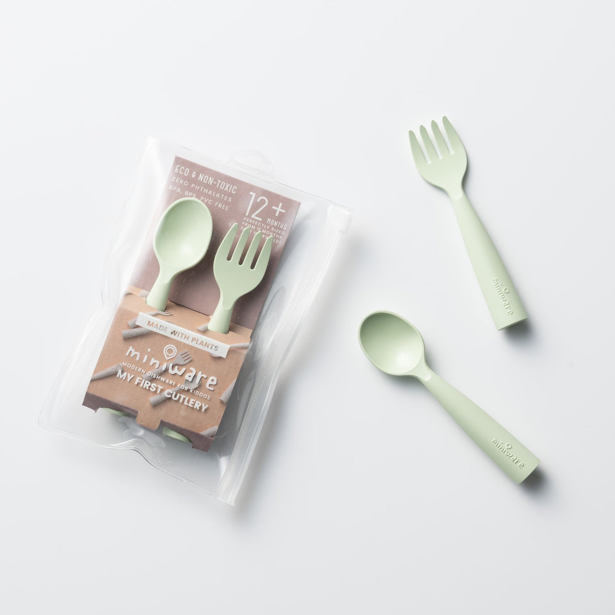 Miniware My First Cutlery Set in PLA Key Lime