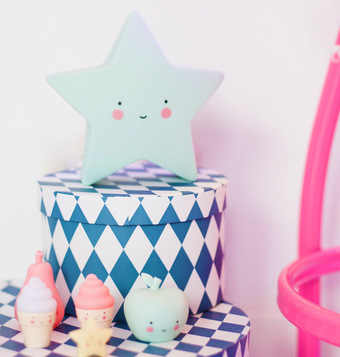 A Little Lovely Company Mini Star Light Mint