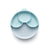 Miniware Healthy Meal Set - PLA Smart Divider Suction Plate + Silicone Divider in Aqua
