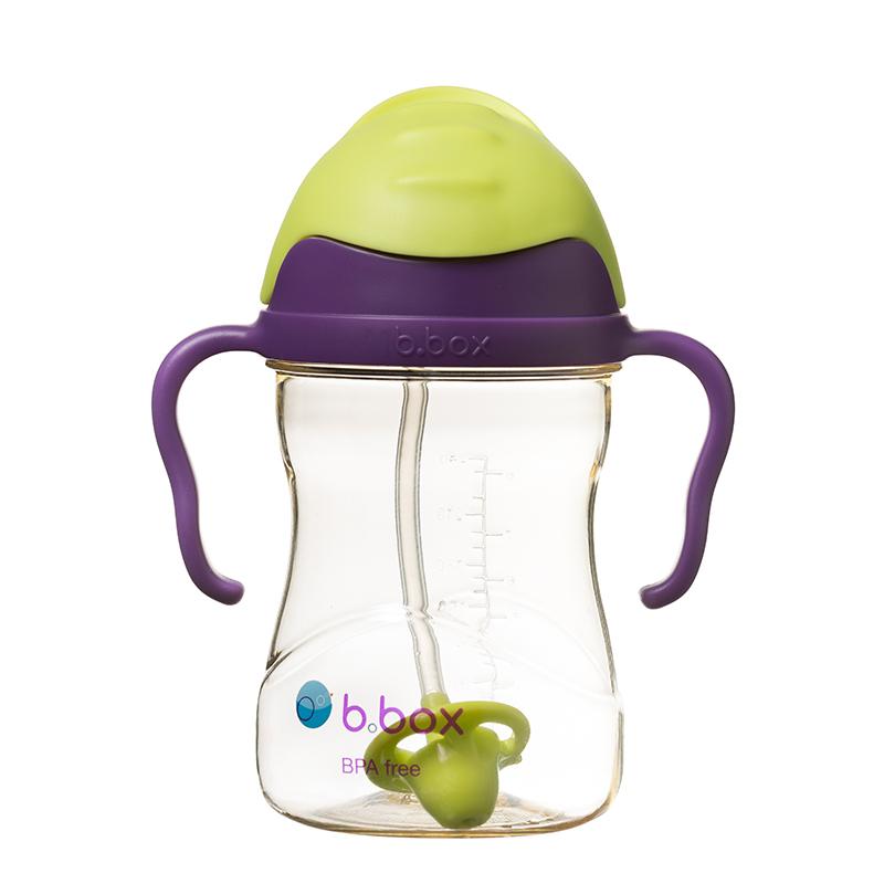 b.box NEW Sippy Cup- Deluxe Edition - PPSU - Green Purple