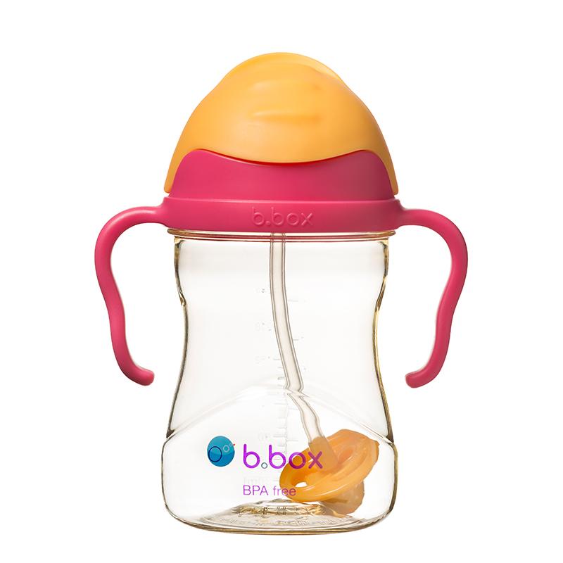 b.box NEW Sippy Cup - Deluxe Edition - PPSU - Pink Orange
