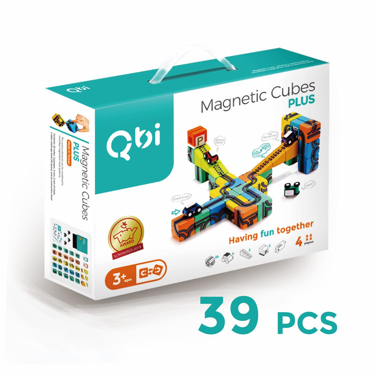 QbiToy Magnetic Cubes - Plus Pack - STEM Toys