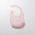 Miniware Roll & Lock bib (Set of 2) - Silicone Bib in Cotton Candy + Grey