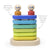 Tegu Floating Stacker Blue & Green Magnetic Wooden Blocks