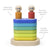 Tegu Floating Stacker Blue & Green Magnetic Wooden Blocks