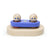 Tegu Floating Stacker Blue & Green Magnetic Wooden Blocks