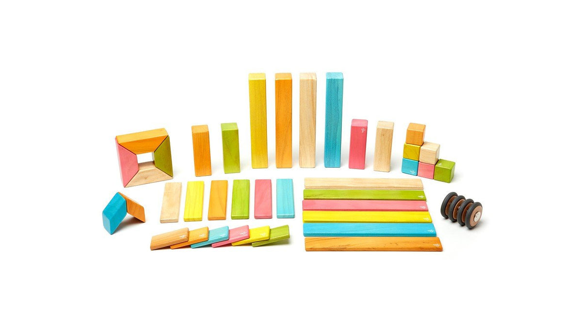 Tegu Tints Magnetic Wooden Block 42 Pieces