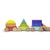 Tegu Shape Train Rainbow Magnetic Wooden Blocks