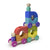 Tegu Tram Rainbow Magnetic Wooden Blocks