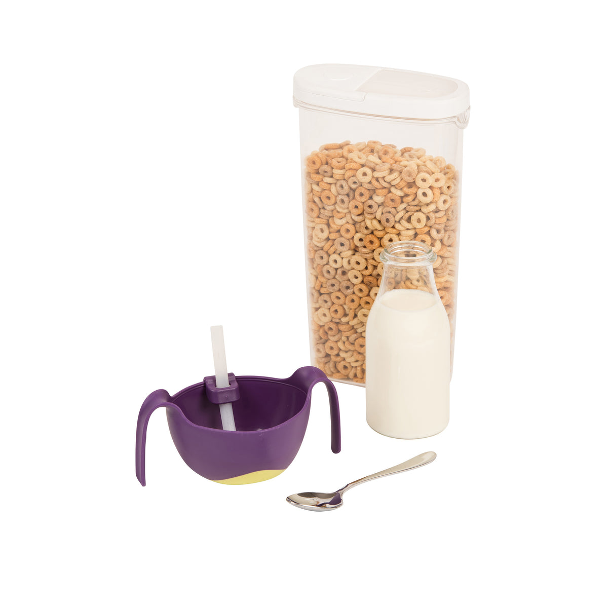 b.box Bowl and Straw XL - Passion Splash