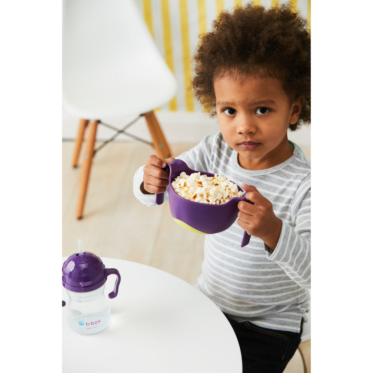 b.box Bowl and Straw XL - Passion Splash