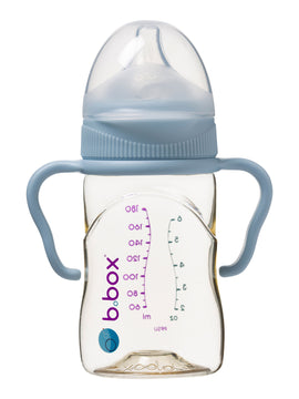 b.box PPSU Baby Bottle Handle - Lullaby Blue (set of 2)