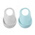 BEABA 2 Silicone Bib Set Green/Grey