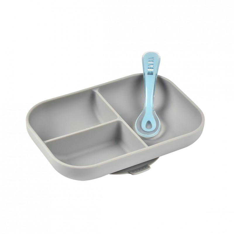 beaba-divided-silicone-plate-and-spoon-set-grey- (2)