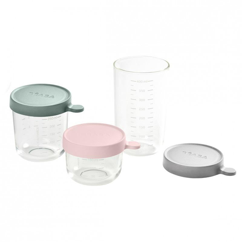 beaba-set-3-glass-portions-150-250-400-ml-pink-eucalyptus-green-gris-clair- (1)