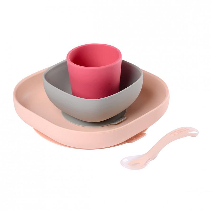 beaba-silicone-dinner-set-pink (1)