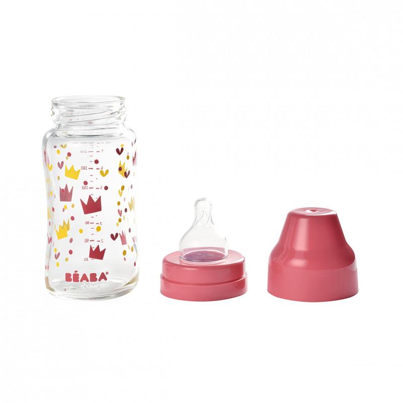 beaba-wide-neck-glass-bottle-240ml-yellow-pink (3)