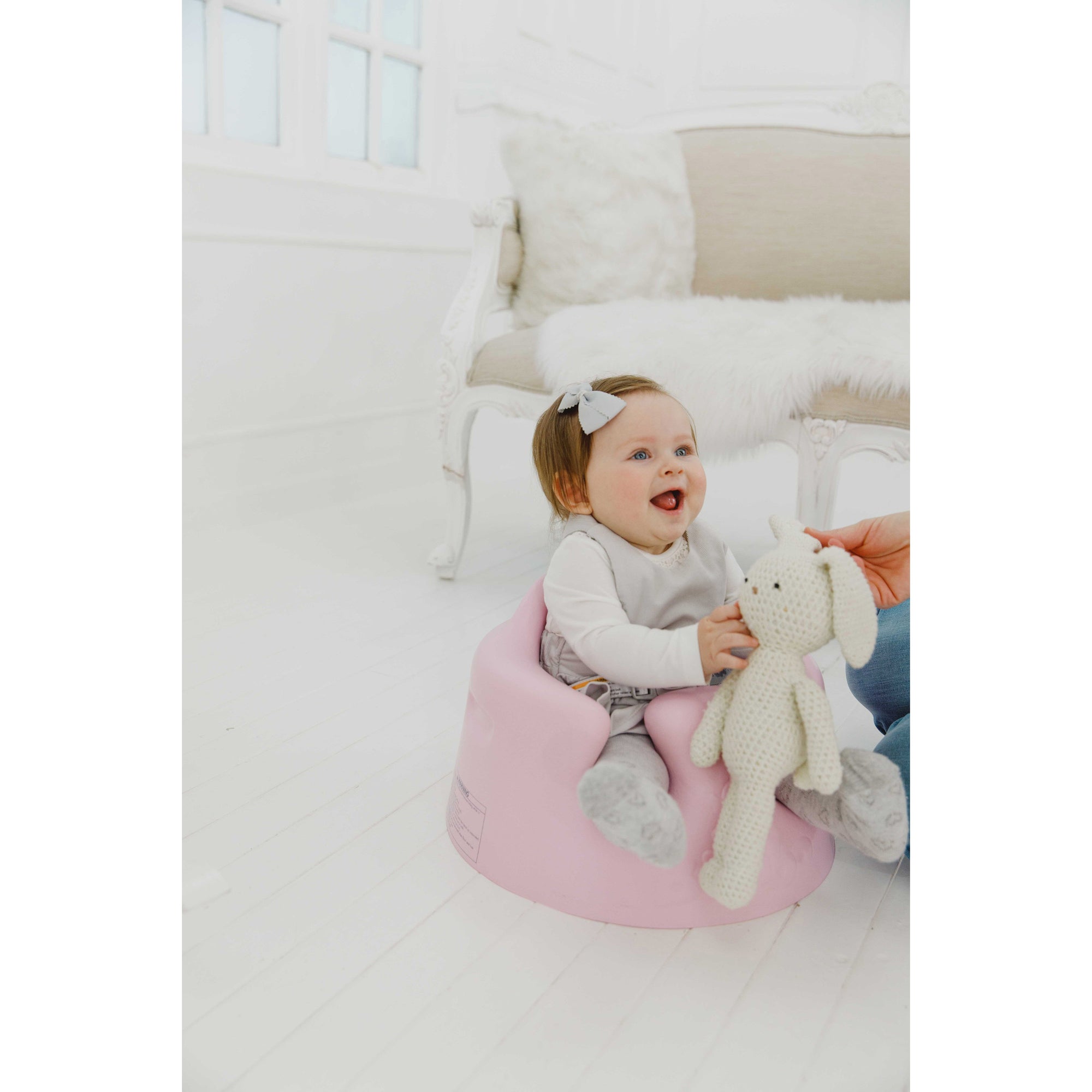 Bumbo Floor Seat - Pink - Mighty Rabbit