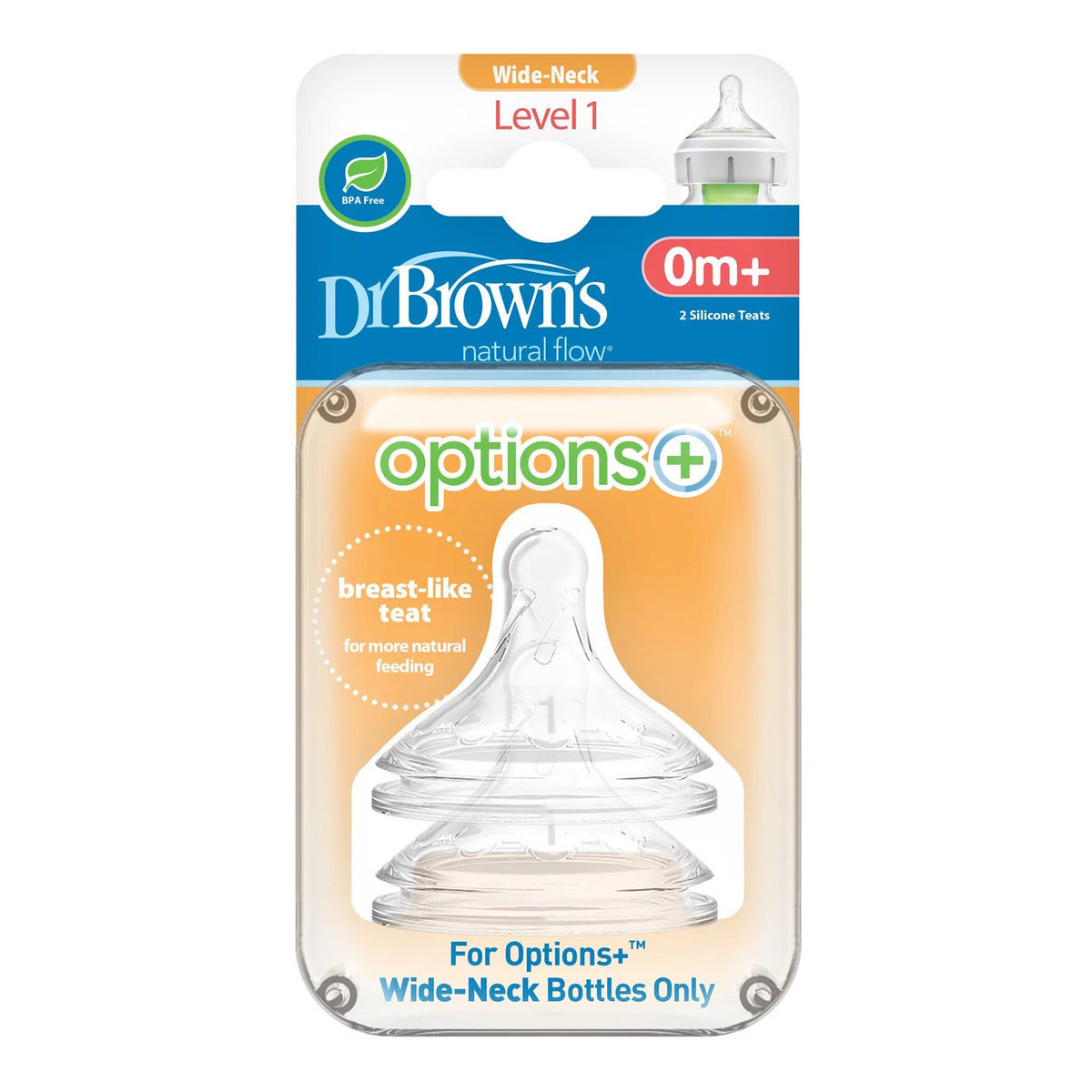 dr-brown&#39;s-options+-breast-like-silicone-nipples-2&#39;s-level-1-(usa)-0-+- (1)