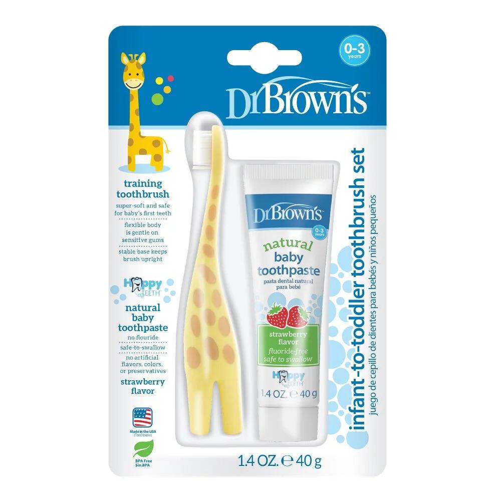 dr-browns-natural-baby-toothpaste-strawberry-&amp;-upright-toothbrush-set-giraffe- (2)