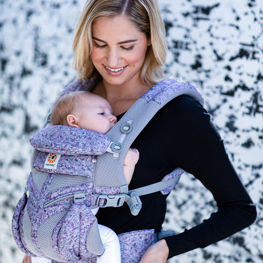 Ergobaby Omni 360 Cool Air Mesh Baby Carrier - Pink Digi Cam