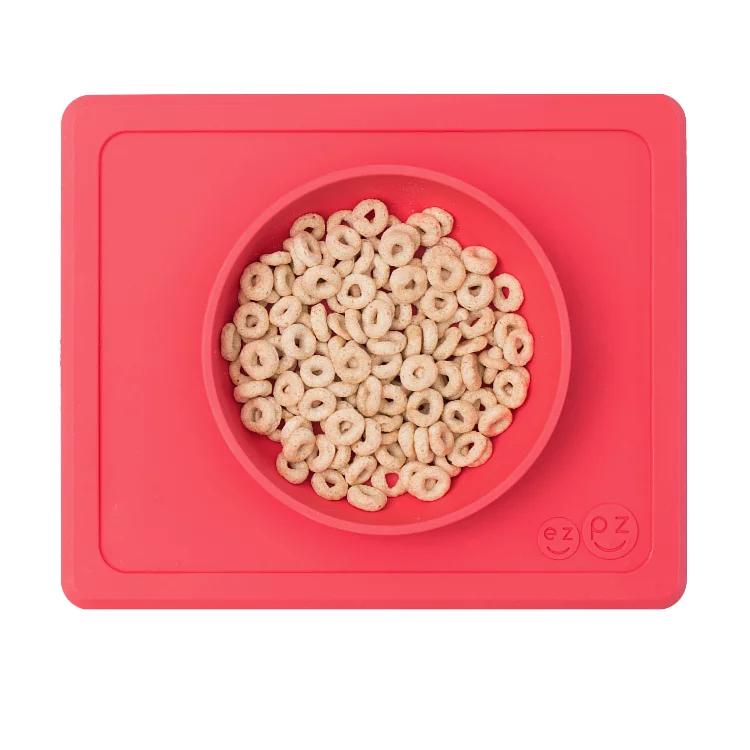 ezpz-mini-bowl-silicone-bowl-&amp;-placemat-coral- (1)