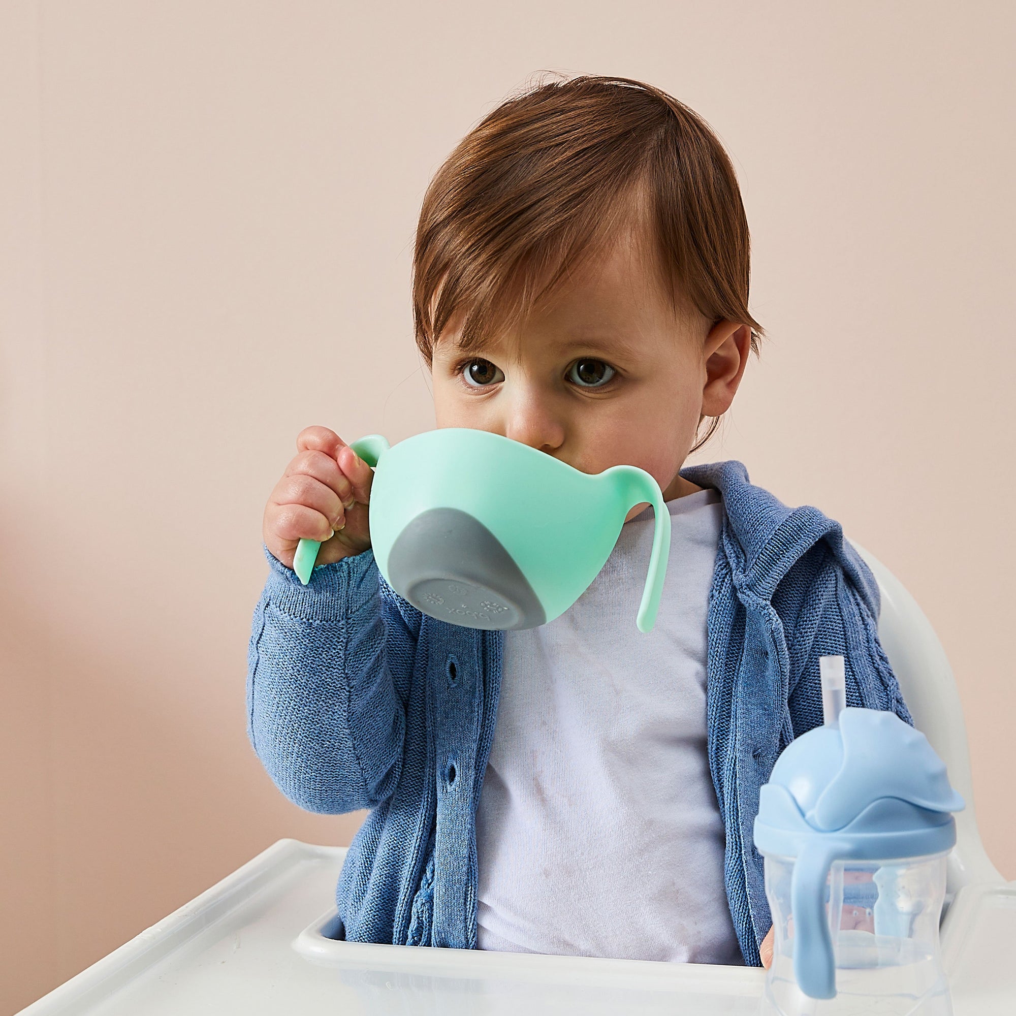 b.box 3 in 1 Bowl and Straw - Gelato Green - Pistachio