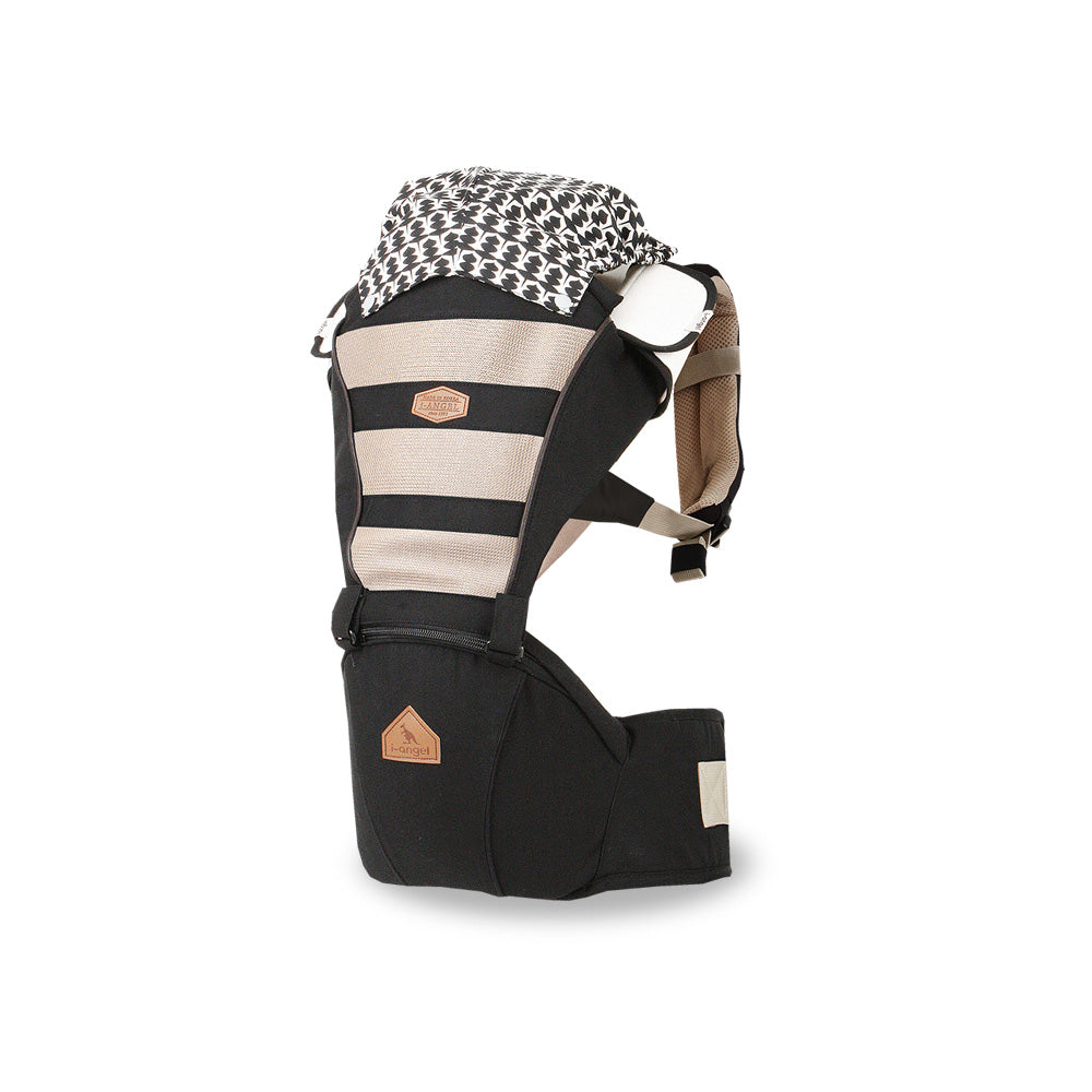 i-angel 2-in-1 MESH Hipseat Carrier - Black