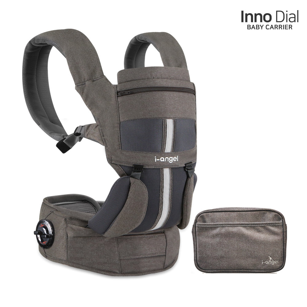 i-angel Inno Dial 360° All Positions Baby Carrier - Charcoal Gray