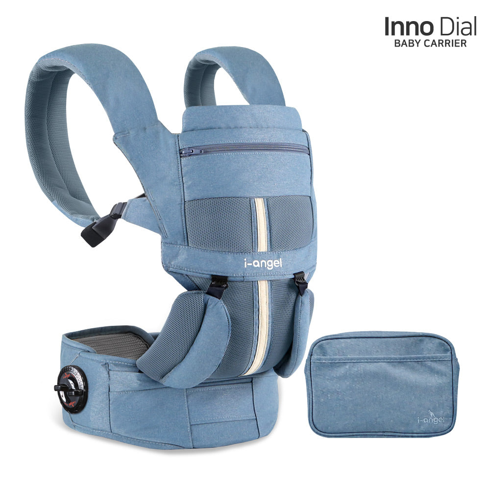 i-angel Inno Dial 360° All Positions Baby Carrier - Steel Blue