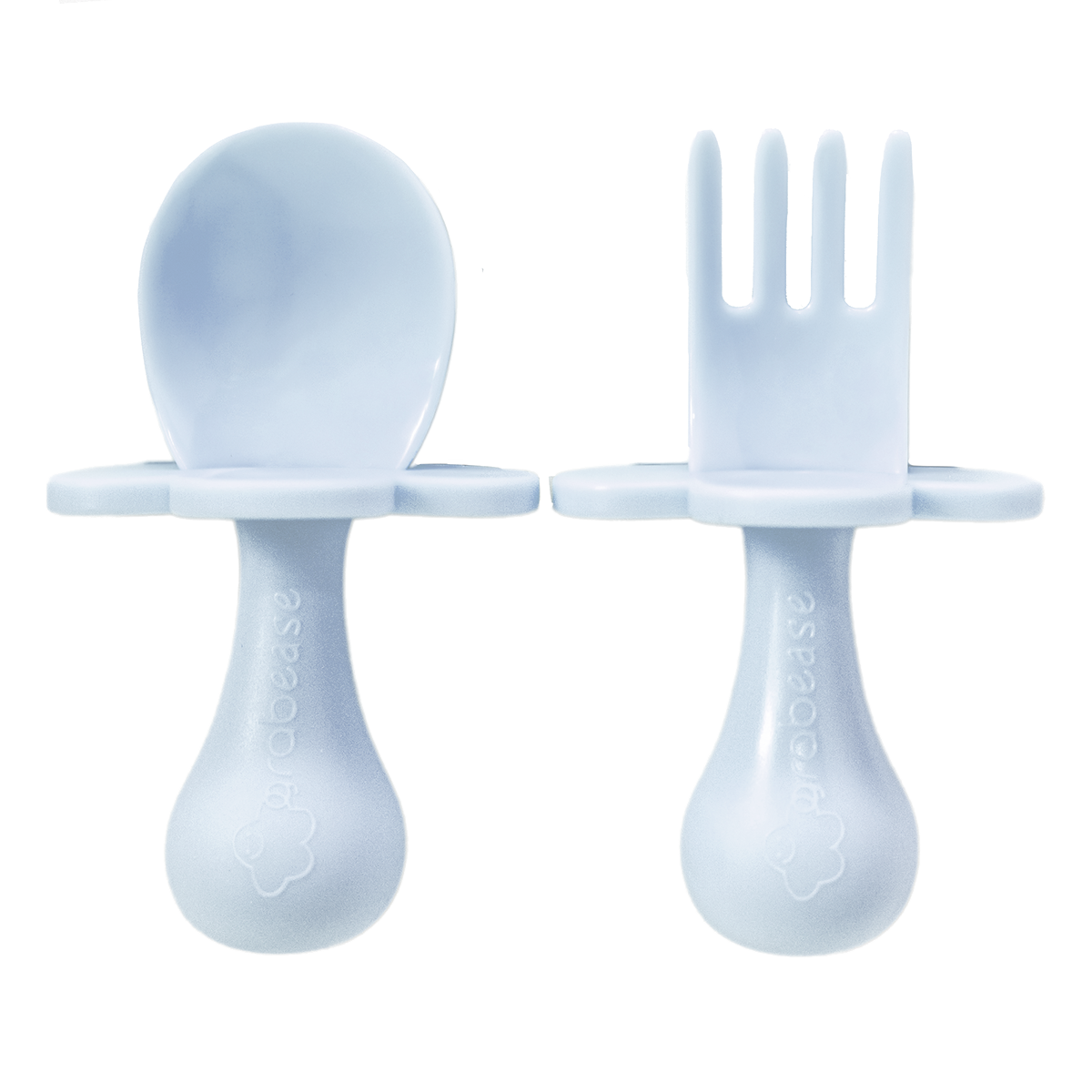 Grabease Fork and Spoon Set Light Blue