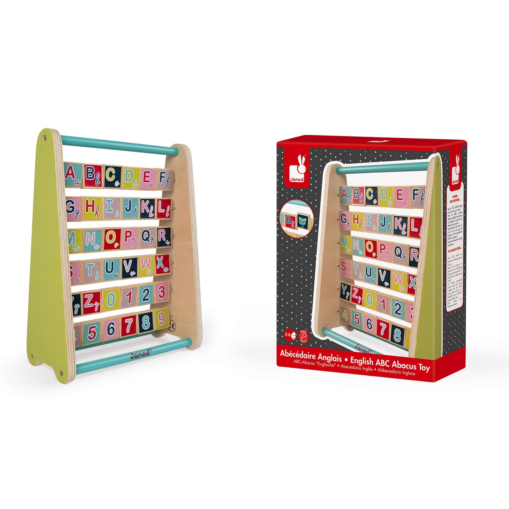 Baby Forest ABC Abacus Toy English Baby Forest ABC Abacus Toy English