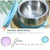 little.b Double-Layer 316 Stainless Steel Suction Bowl - Blue