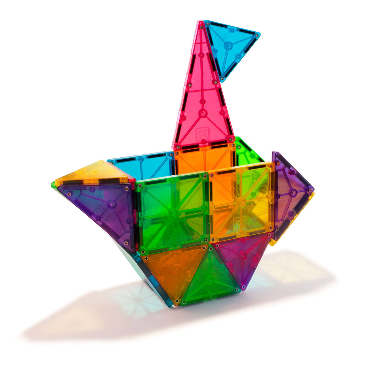Magna-Tiles Tiles Clear Colors 32-Piece Set