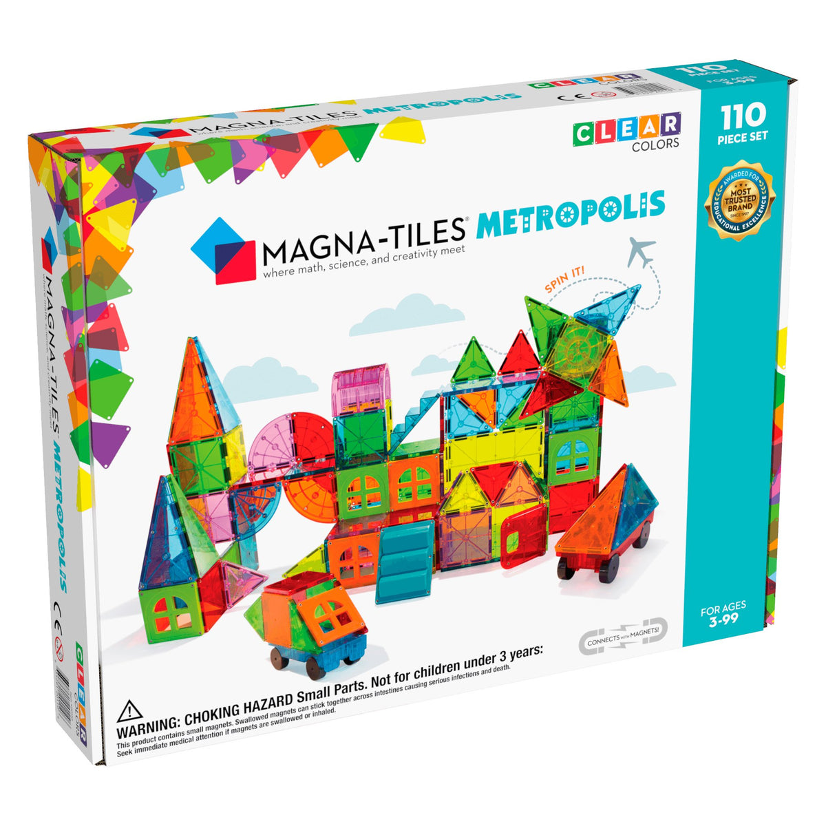 Magna-Tiles Tiles Metropolis 110-Piece Set