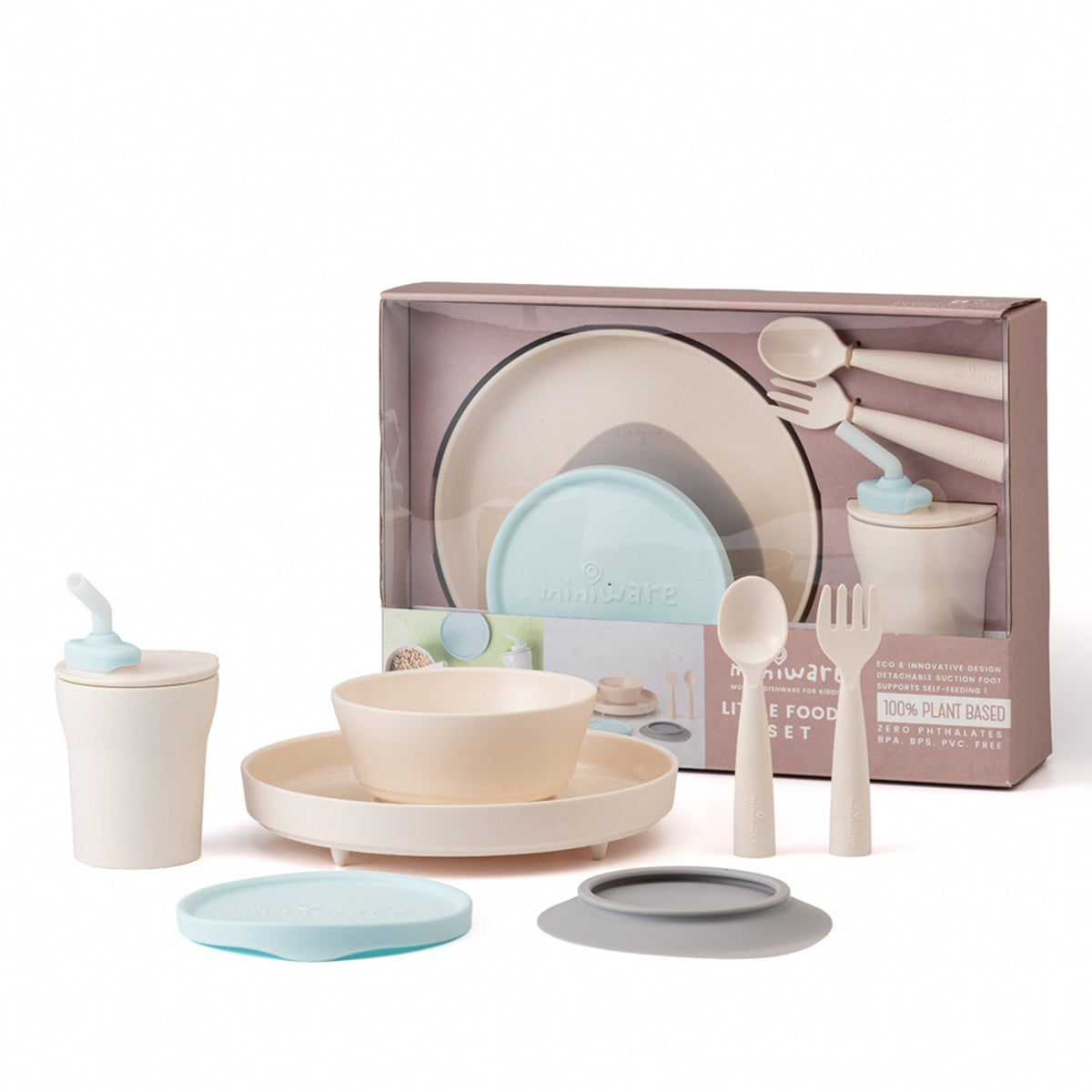 miniware-little-foodie-pla-suction-bowl-plate-cutlery-set-silicone-cover-in-aqua-sippy-cup-set- (1)