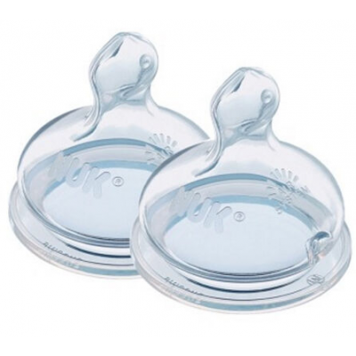 NUK - Silicone PCH Teat S1 Small 2pcs