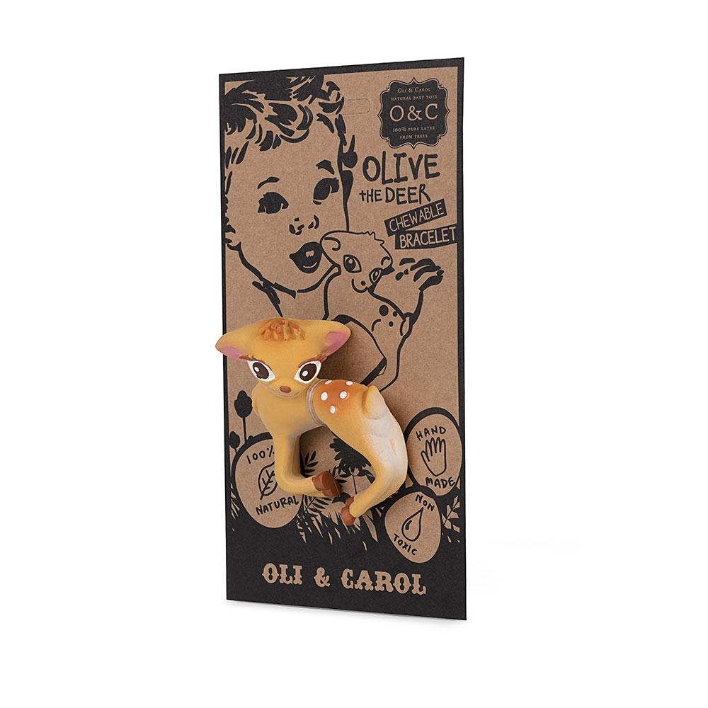 Oli &amp; Carol Olive The Deer Bracelet Teether