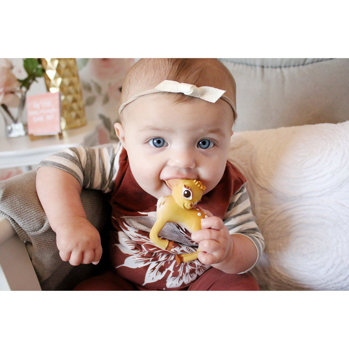 Oli &amp; Carol Olive The Deer Bracelet Teether